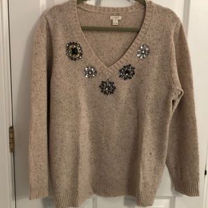 Jeweled sweater